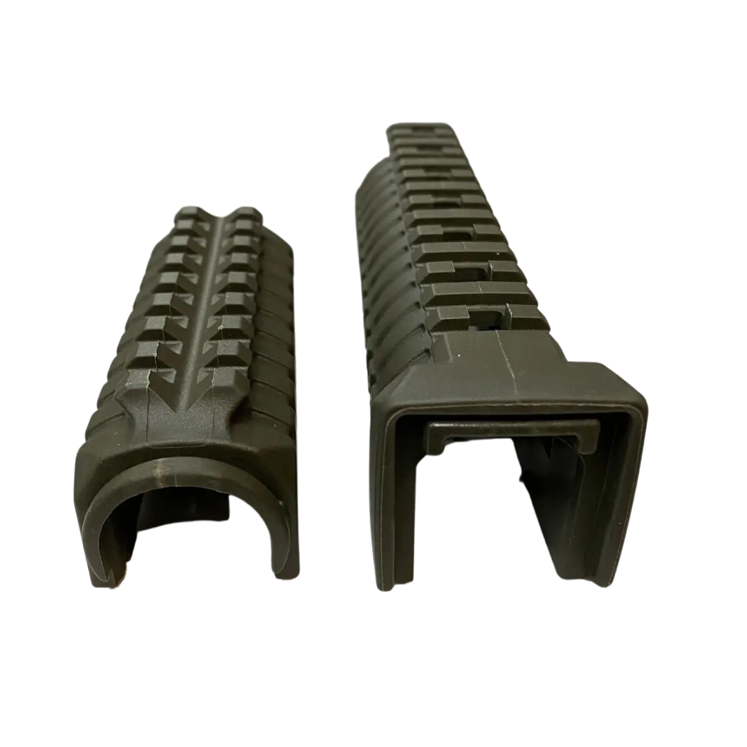 Цевье на АК 47/74 DLG-099 полимерное 2 планки Picatinny с креплением M-LOK Олива - фото 3