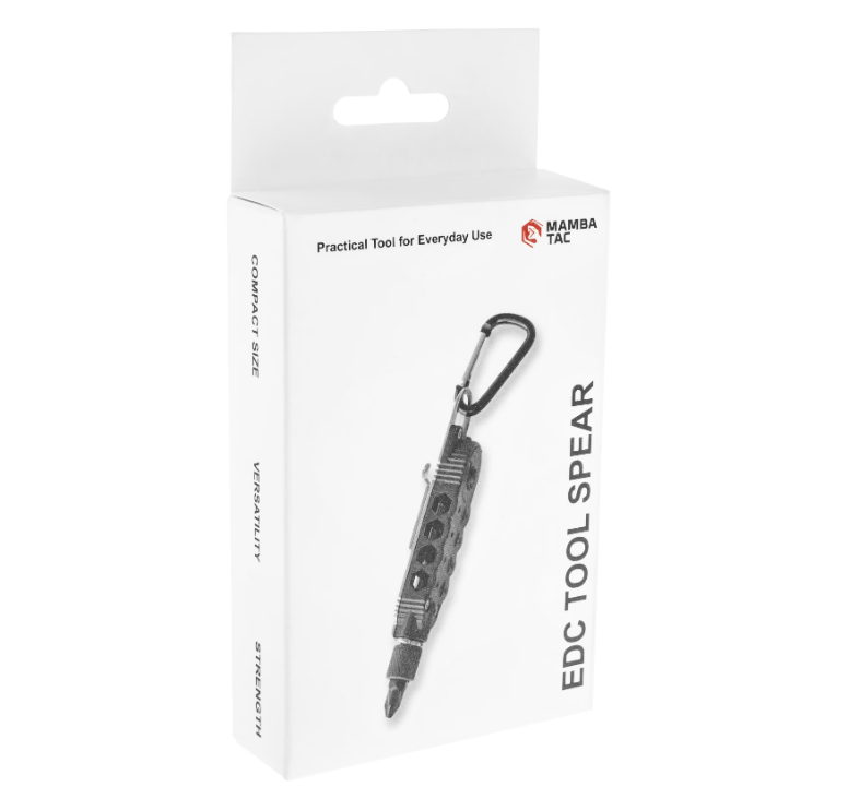 Мультитул Mamba Tac EDC Tool Spear 10в1 Черный (MBT-SPR) - фото 2 Мультитул Mamba Tac EDC Tool Spear 10в1 Черный (MBT-SPR) - фото 2
