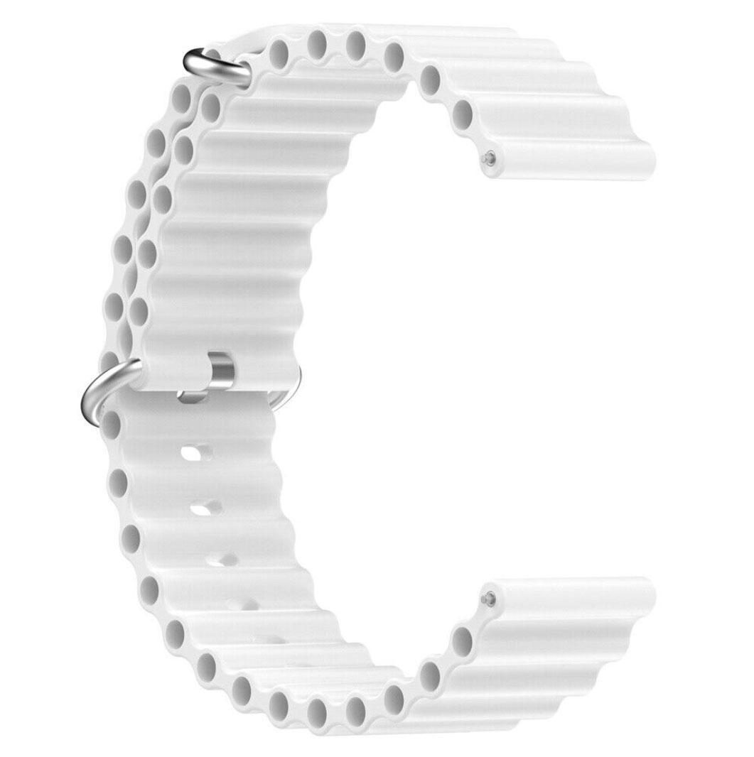 Ремешок силиконовый Primolux Ocean для часов Xiaomi Redmi Watch 5 Active/5 Lite White (2770979625) - фото 2 Ремешок силиконовый Primolux Ocean для часов Xiaomi Redmi Watch 5 Active/5 Lite White (2770979625) - фото 2