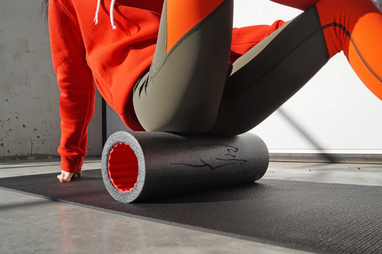 Масажний ролик PowerPlay 4022 Therapy Roller 3в1 Чорно-помаранчевий (A-011751) - фото 9