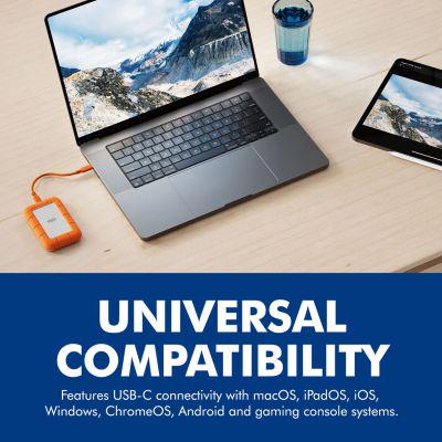 Накопичувач SSD LaCie Rugged 4TB USB Type-C (STND4000400) - фото 6 Накопичувач SSD LaCie Rugged 4TB USB Type-C (STND4000400) - фото 6