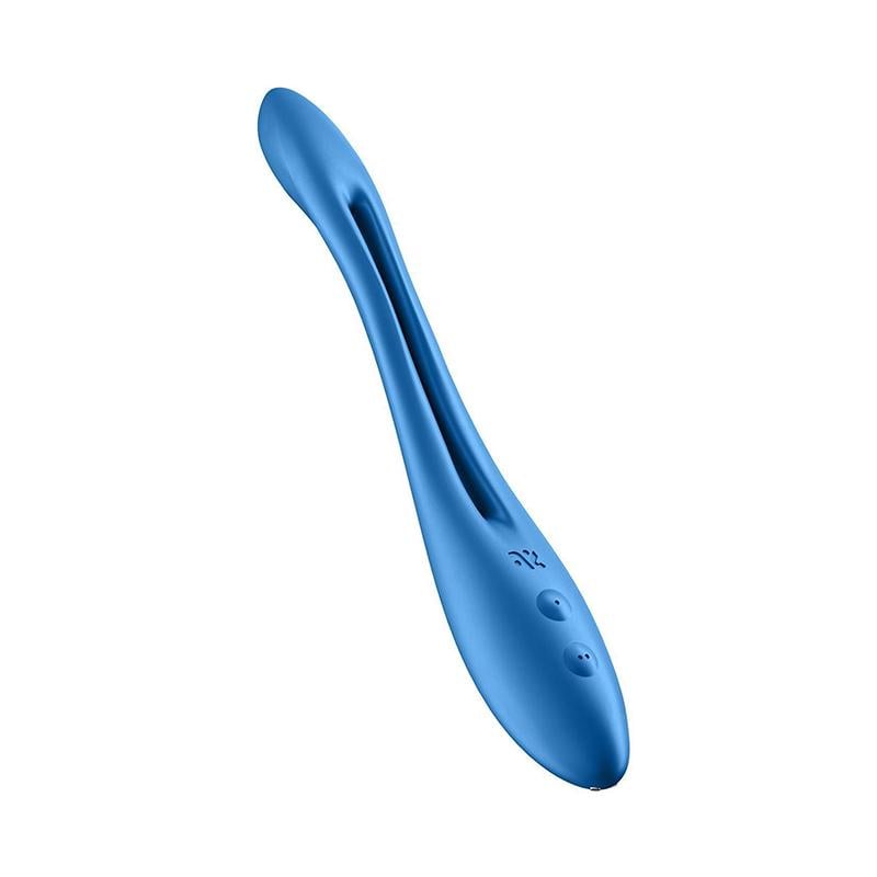 Вибратор для пар универсальный Satisfyer Elastic Game 19,9 см Синий (35714)