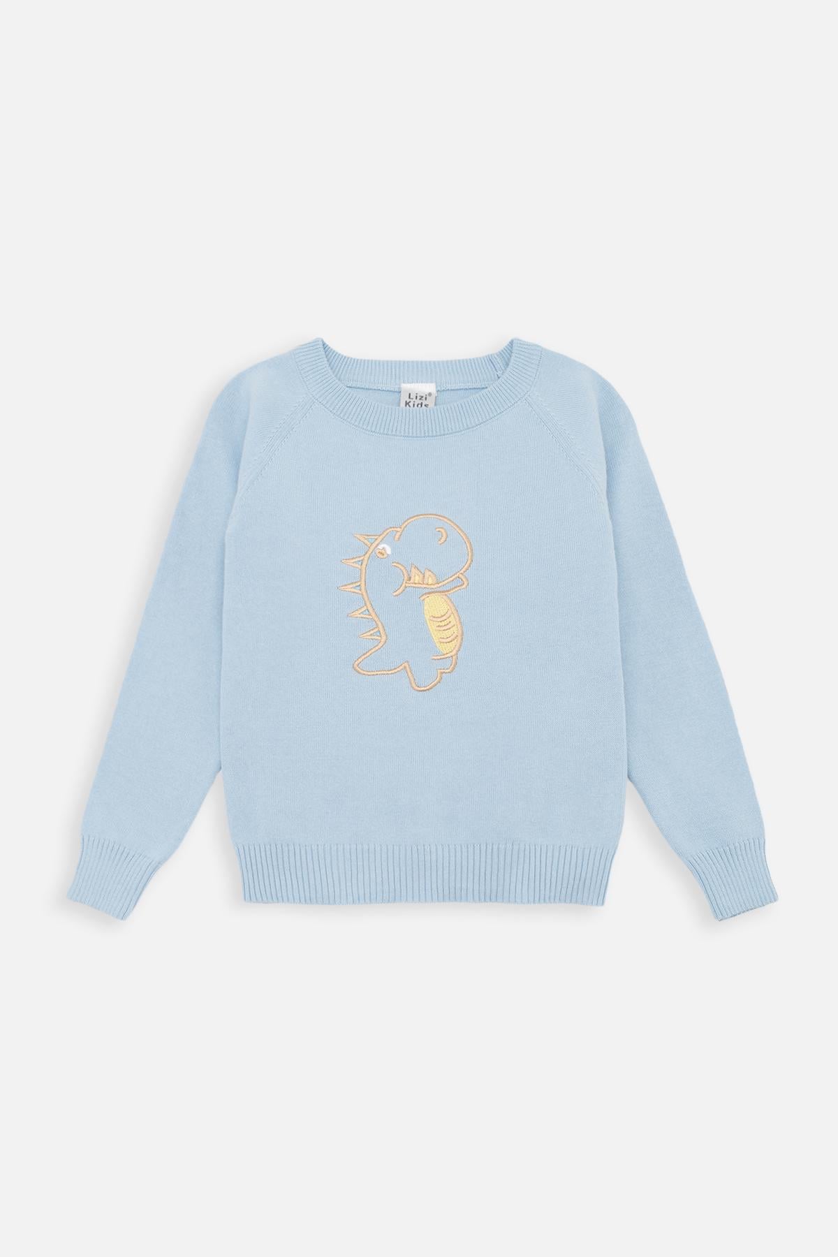 Джемпер для мальчика 110 см Голубой (ЦБ-00267465)