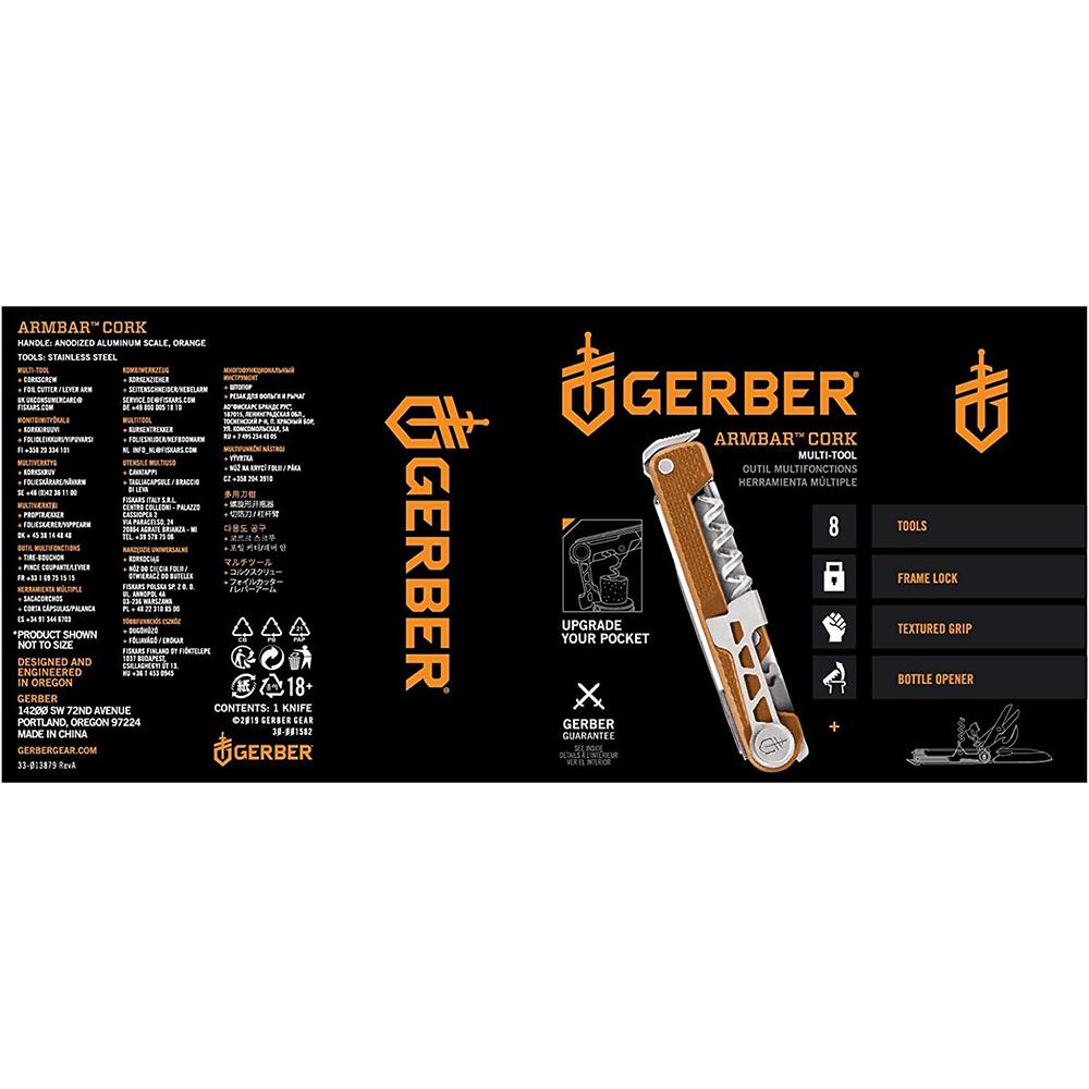 Мультитул Gerber ArmBar Cork Orange (1052453) - фото 8