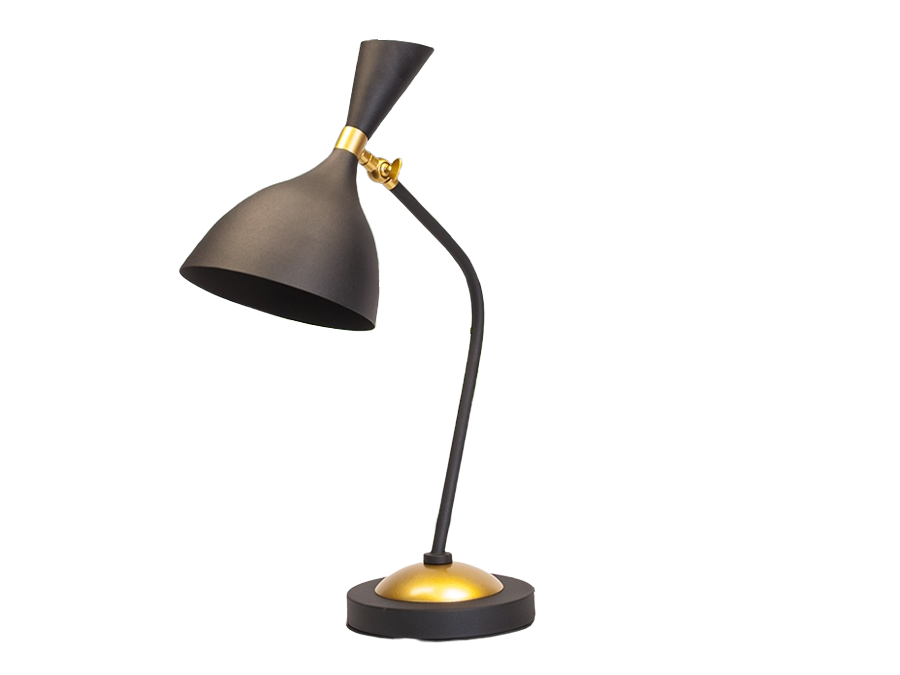 Лампа настільна Diasha 3095/T BK Чорний/Золотий