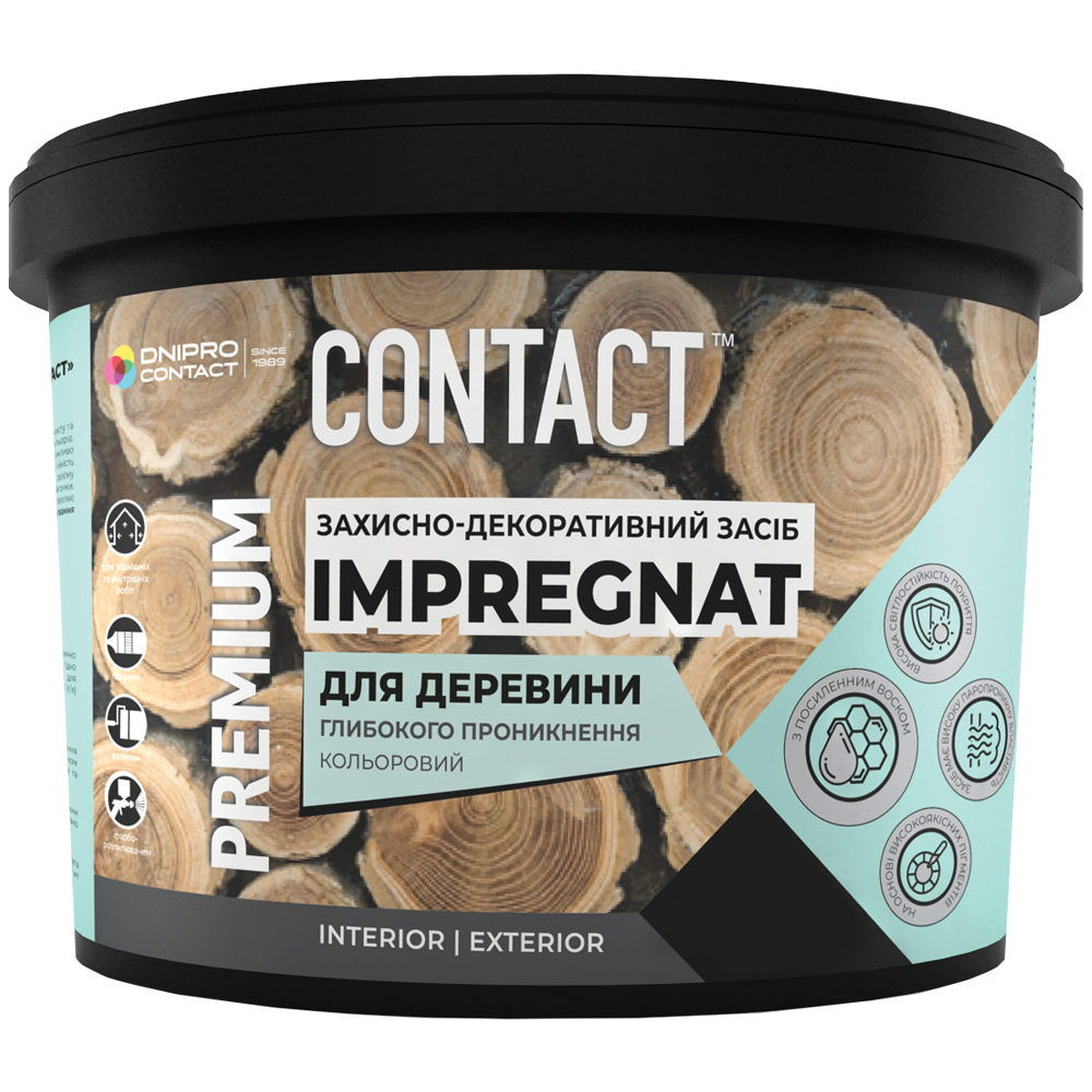 Средство для дерева защитно-декоративное CONTACT IMPREGNAT 3 кг Прозрачный (3232739808)