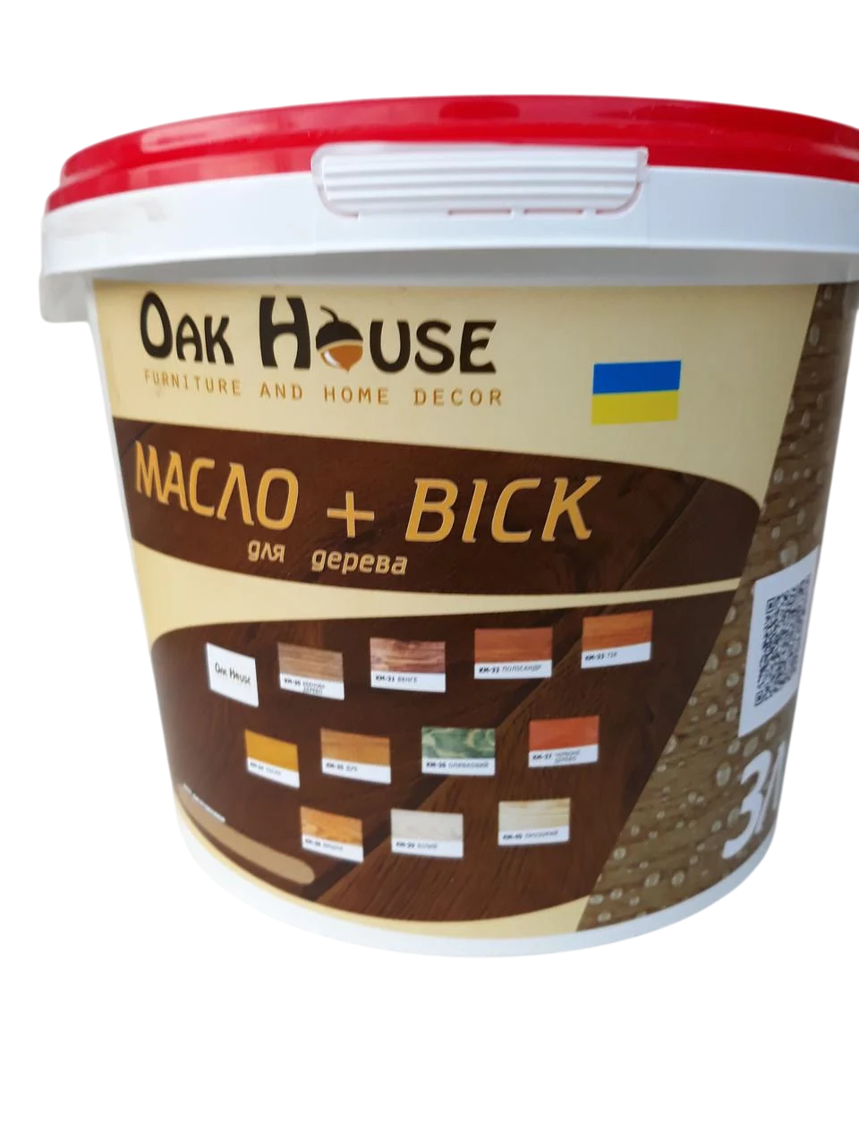 Масло льняное с воском для обработки дерева внутри и снаружи помещений 3 л Палисандр (643788675)