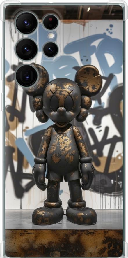 Чехол на Samsung Galaxy S22 Ultra Bronze kaws v2 (6098sp-2500-42517)