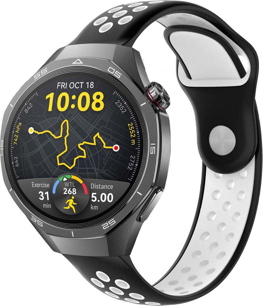 Ремінець Sport для Huawei Watch GT 5/GT 5 Pro 46 мм Black/White (38675-1E) Ремінець Sport для Huawei Watch GT 5/GT 5 Pro 46 мм Black/White (38675-1E)