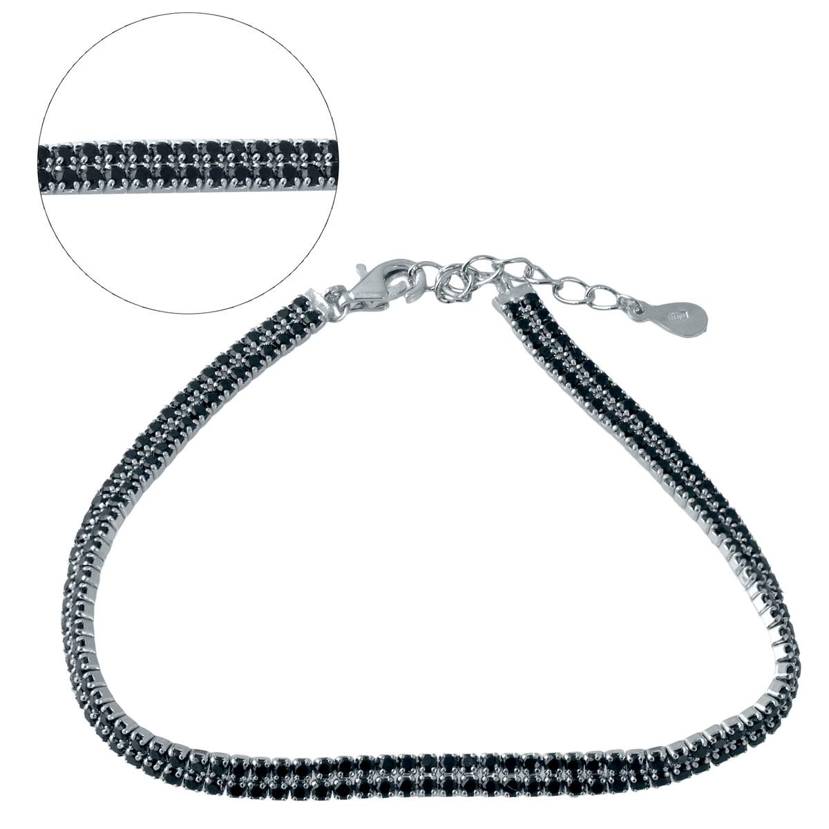 Браслет серебряный с фианитами 4,89 г (1985151)