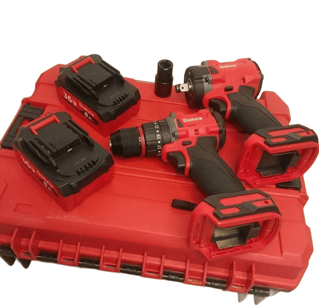Набір Dotvix 2в1 ударний шуруповерт і гайковерт безщітковий 36V (2136V) - фото 2 Набір Dotvix 2в1 ударний шуруповерт і гайковерт безщітковий 36V (2136V) - фото 2
