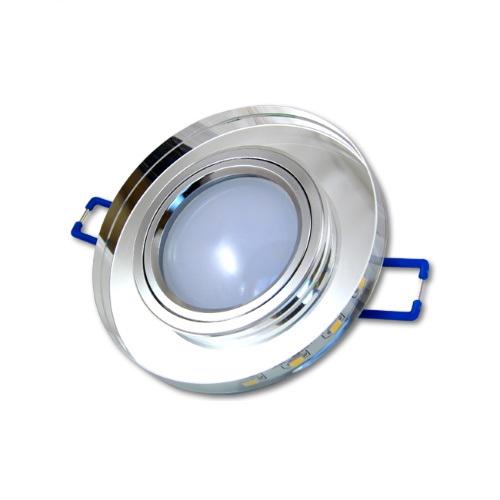 Светильник точечный master LED mL-1147 GU10 и боковая подсветка алюминий круглый 3 W 4500K Белый