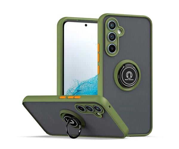 Чехол-накладка TPU Color Matte Ring для Samsung Galaxy A54 Оливковый Чехол-накладка TPU Color Matte Ring для Samsung Galaxy A54 Оливковый