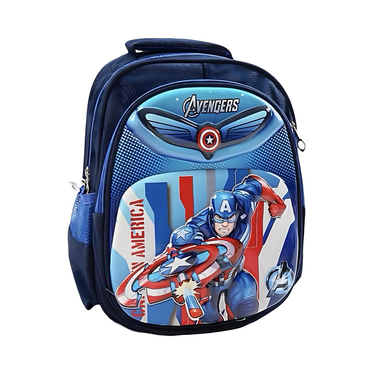 Школьный рюкзак Капитан Америка для мальчика 24х10х32 см (C 72878-4)