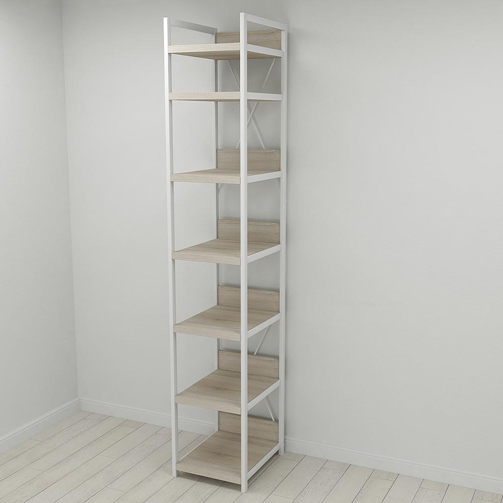 Шкаф Ferrum-decor Гардероб Уни секция 4 серии Конект металл/ДСП 32 мм 220x40x50 см Белый/Дуб Сонома (FRD-104557) Шкаф Ferrum-decor Гардероб Уни секция 4 серии Конект металл/ДСП 32 мм 220x40x50 см Белый/Дуб Сонома (FRD-104557)