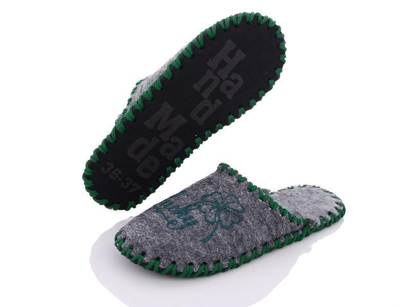 Тапочки фетровые женские VENDS 237 р. 36-37 Серый