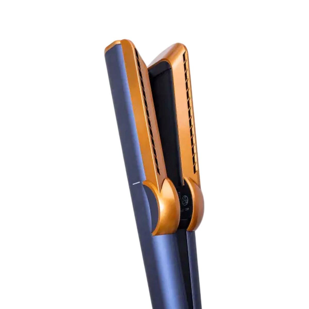 Утюжок для волос Air Stasghtener воздушный 1300 Вт Синий (6052) - фото 9