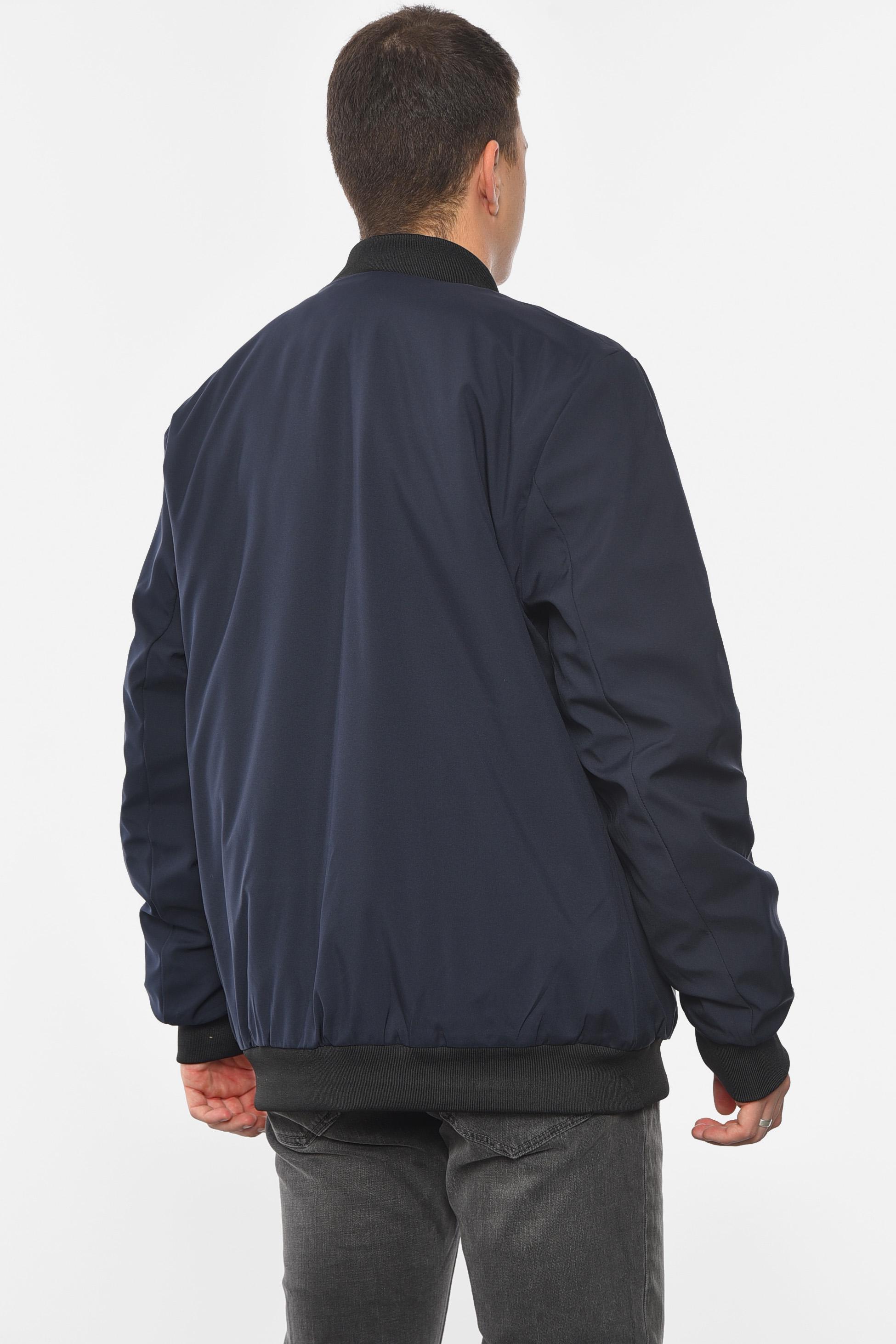 Бомбер мужской батальный однотонный 9XL Темно-синий (190562) - фото 3 Бомбер мужской батальный однотонный 9XL Темно-синий (190562) - фото 3