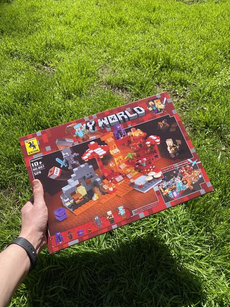 Конструктор Майнкрафт Лавове підземелля 524 дет. - фото 2 Конструктор Майнкрафт Лавове підземелля 524 дет. - фото 2