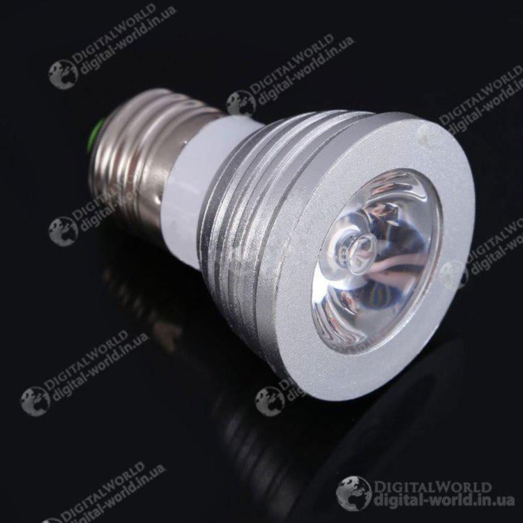 LED лампы 16 цветов с пультом управления 3 Вт 2 шт. (1454) - фото 2 LED лампы 16 цветов с пультом управления 3 Вт 2 шт. (1454) - фото 2