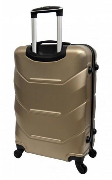 Чемодан пластиковый Bonro 10500408 S на 4 колесах Шампань (CEKRBBO408SM4SAM) - фото 2
