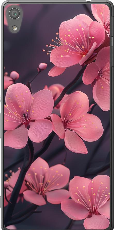 Чехол на Sony Xperia XA Ultra Dual F3212 Пурпурная сакура (6075t-391-42517)