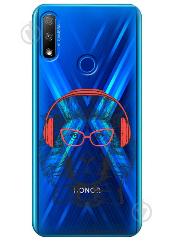 Прозрачный силиконовый чехол iSwag для Huawei Honor 9X с рисунком - Лев (KS2732) Прозрачный силиконовый чехол iSwag для Huawei Honor 9X с рисунком - Лев (KS2732)