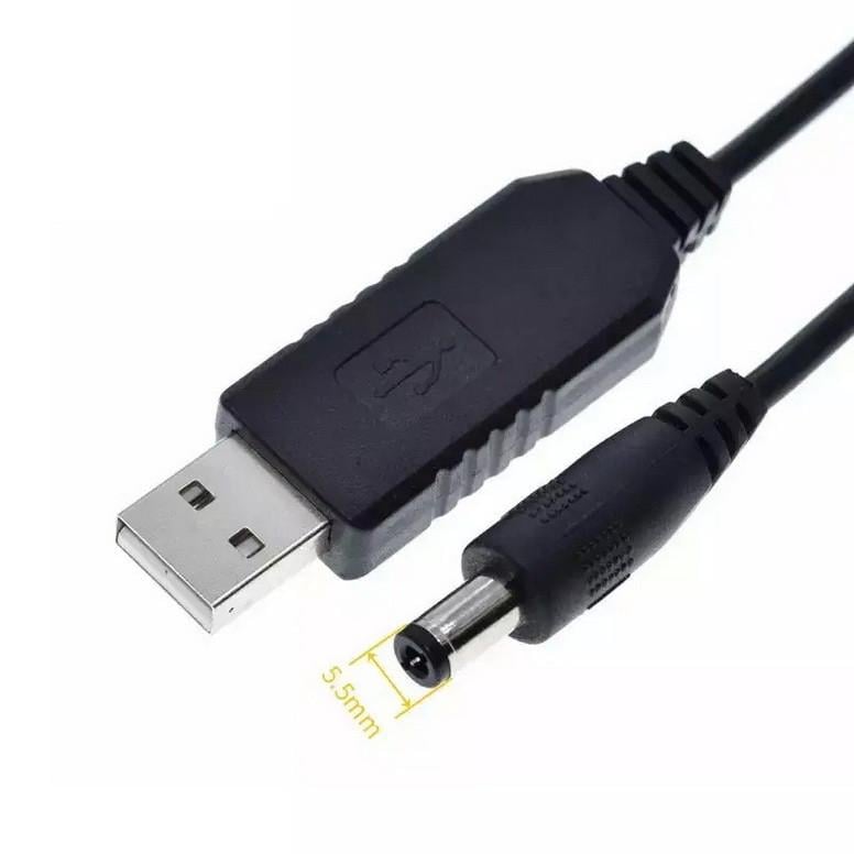 Кабель USB 5 V/9 V для роутера от павербанка (21569696)