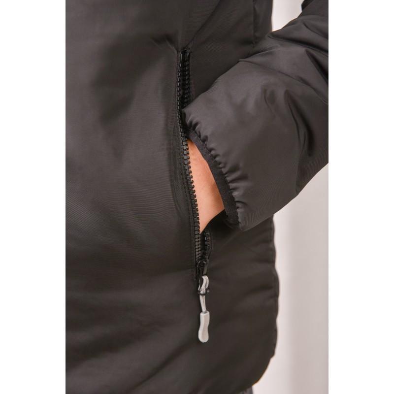 Куртка осенняя для мальчика двухсторонняя 158 см Серый с черным (2733695808) - фото 7 Куртка осенняя для мальчика двухсторонняя 158 см Серый с черным (2733695808) - фото 7