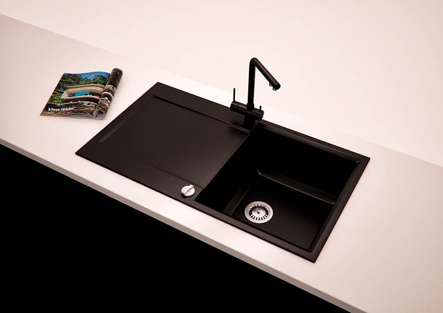 Мойка для кухни Stella Metra гранитная Черный - фото 2