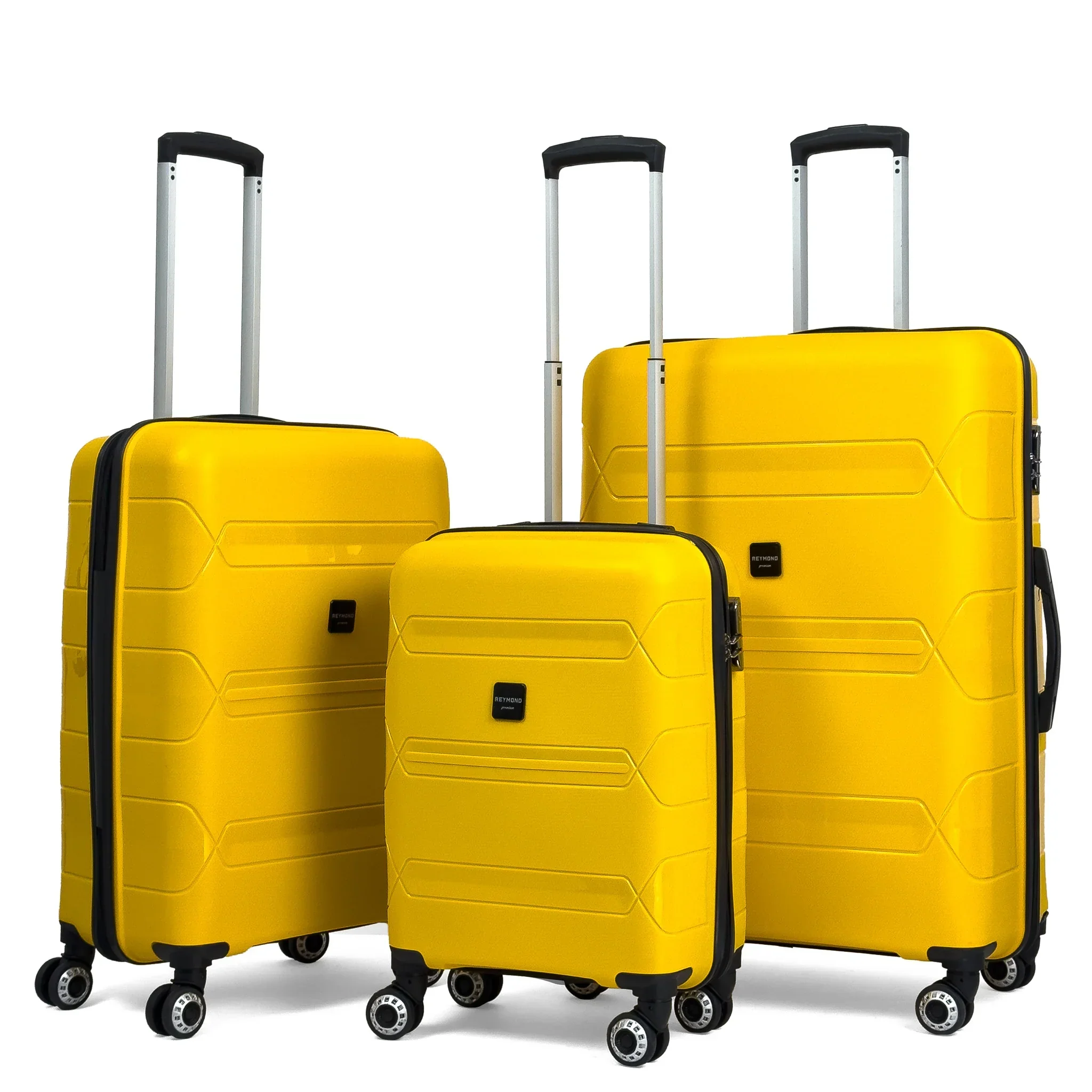 Чемодан Reymond PP009-L полипропилен с расширением на 4-х двойных колесах L 120/10 л - фото 3 Чемодан Reymond PP009-L полипропилен с расширением на 4-х двойных колесах L 120/10 л - фото 3