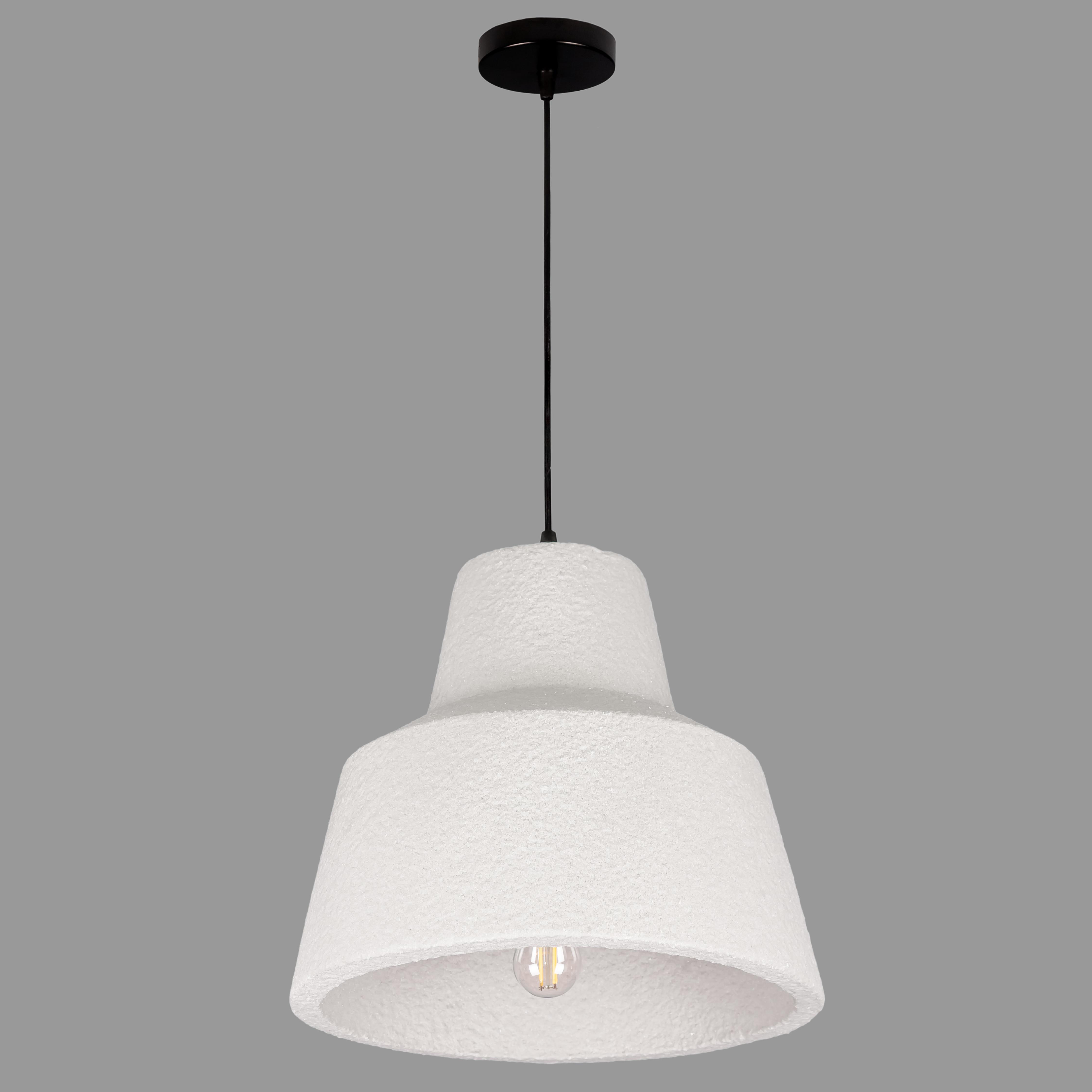 Люстра гипсовая Wabi-Sabi 34 см Серый (909-XL3624 (345) GREY)