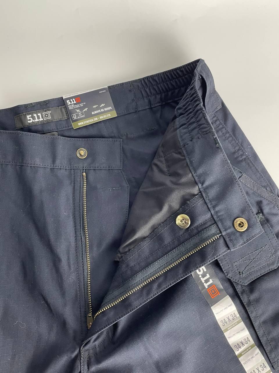 Штани чоловічі 5.11 Tactical Taclite Pro Pants р. 34х34 Dark Navy - фото 3