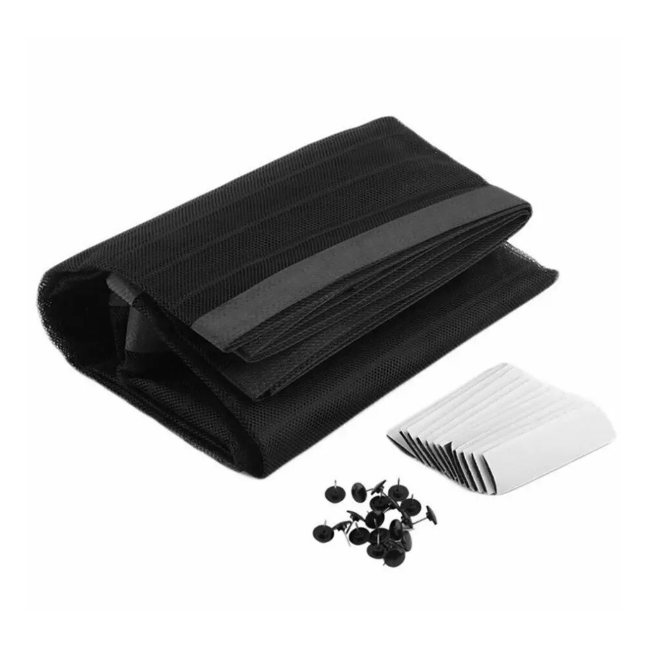 Штора антимоскітна Magic Mesh на магнітах для дверей 210х100 см Чорний (7399689941) - фото 6