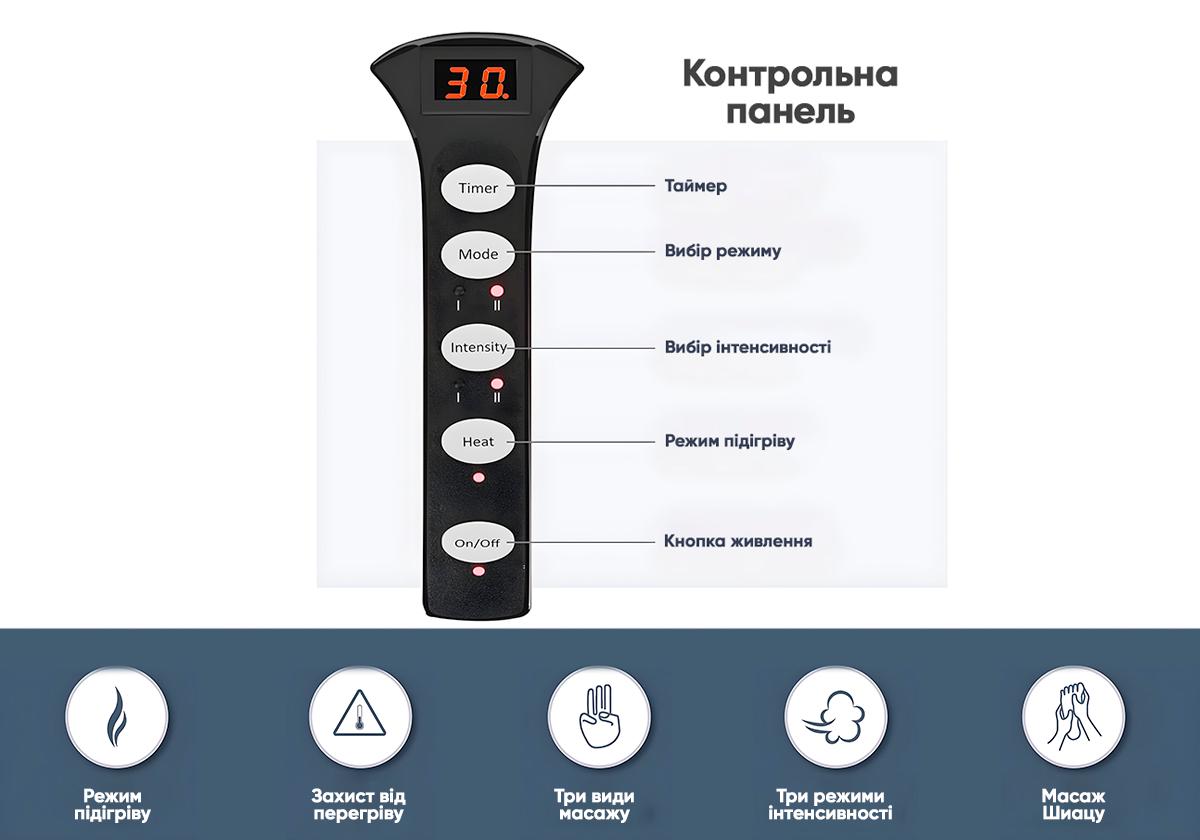 Электромассажер лимфодренажный для ног EasyFit (EF-2300) - фото 5
