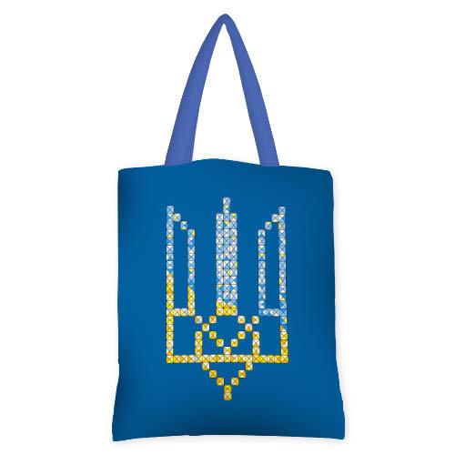 Сумка женская тканевая Presentville Трезубец мозаика (SV 22U020 SI)