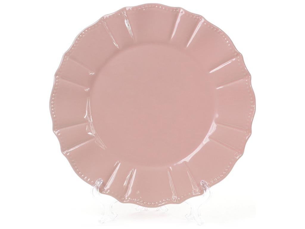 Тарелка обеденная 26 см Розовый (BDI-931-183)