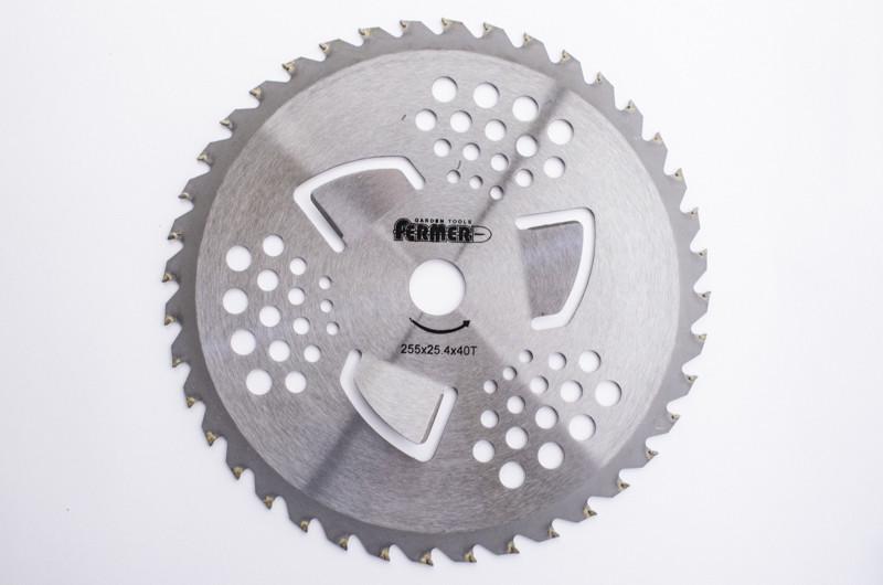 Нож с победитом 25,4х255 мм 3 лепестка 40 зубов (3403)