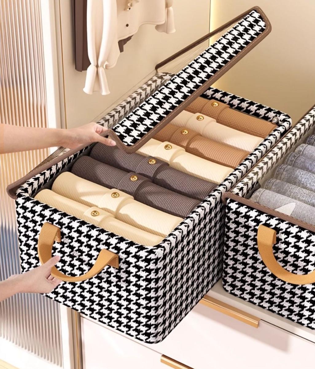 Органайзер для зберігання одягу у клітинку 47х28х20 см (2526048455) - фото 5