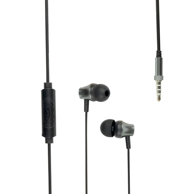 Наушники Remax RM-202 In-Ear Stereo вакуумные с микрофоном 3,5 мм 1,2 м (1412)