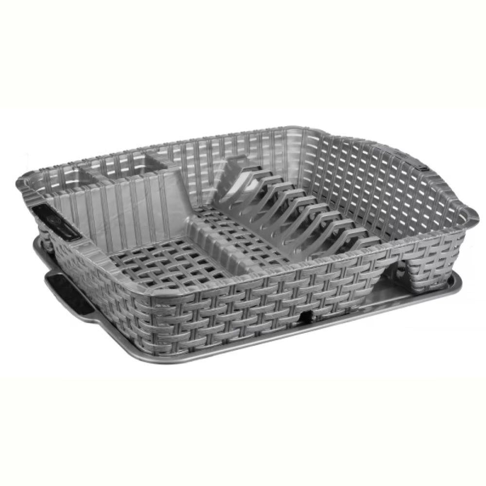 Сушилка для посуды Violet House с поддоном 48х37,5х9 см Metalik (0757)