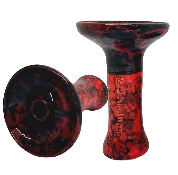Чаша для кальяна 2x2 Hookah Medium Mosaic Red (12283)