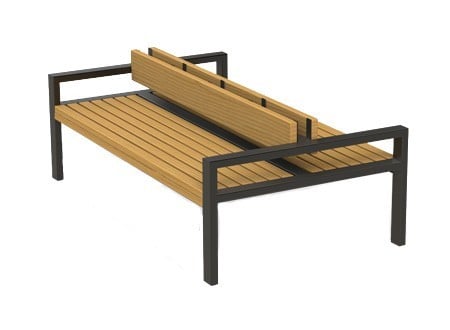 Скамейка Loft Либерти 1,8 м (6156d5b33edc877ba8589e7f)