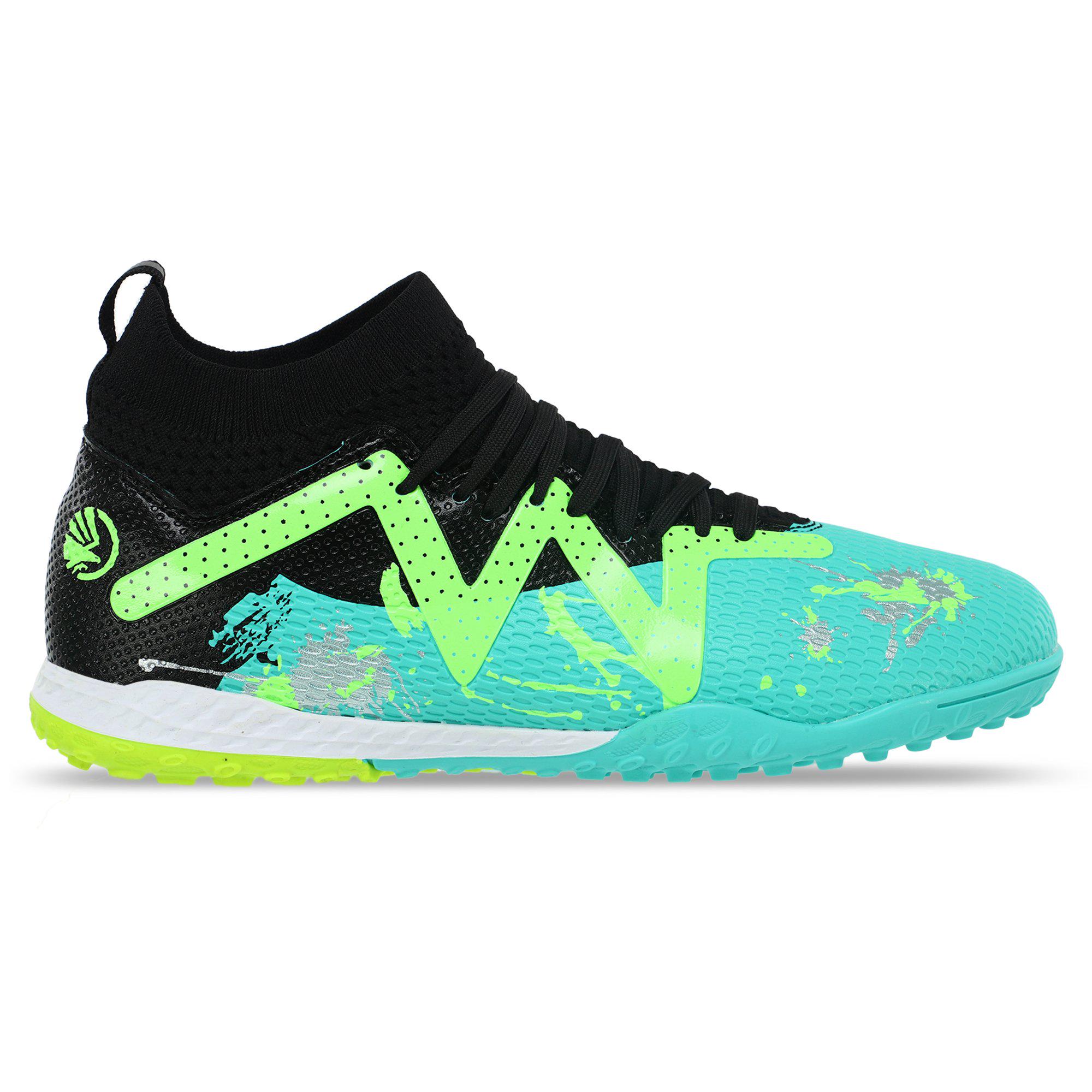 Сороконожки футбольные детские YOVKSI 766G-1-1 р. 35 Мятный/Черный