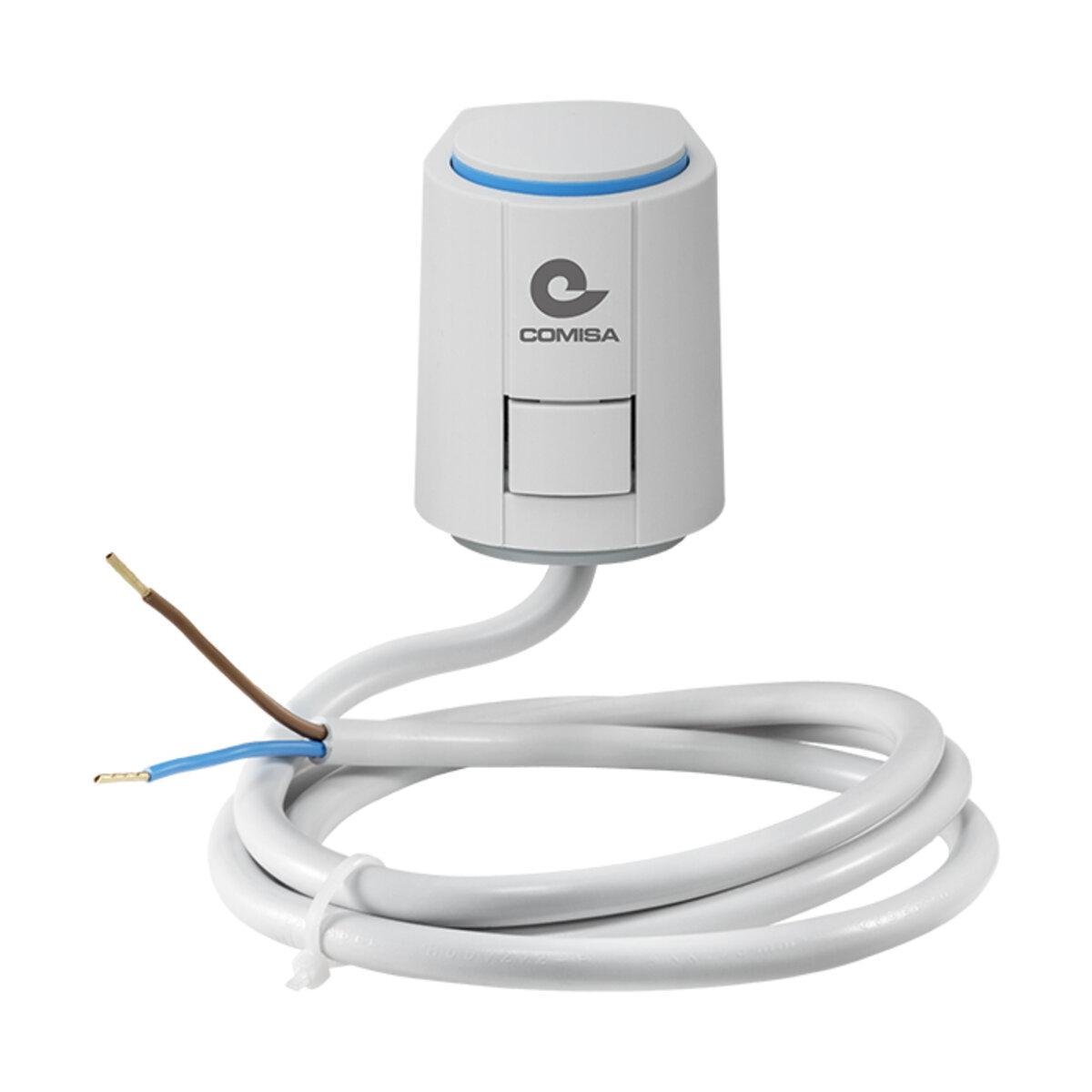 Термопривод для колектора COMISA 88.20.518 NC 2 кабеля 230V М30х1,5 мм (TK-VA0679ATT001)