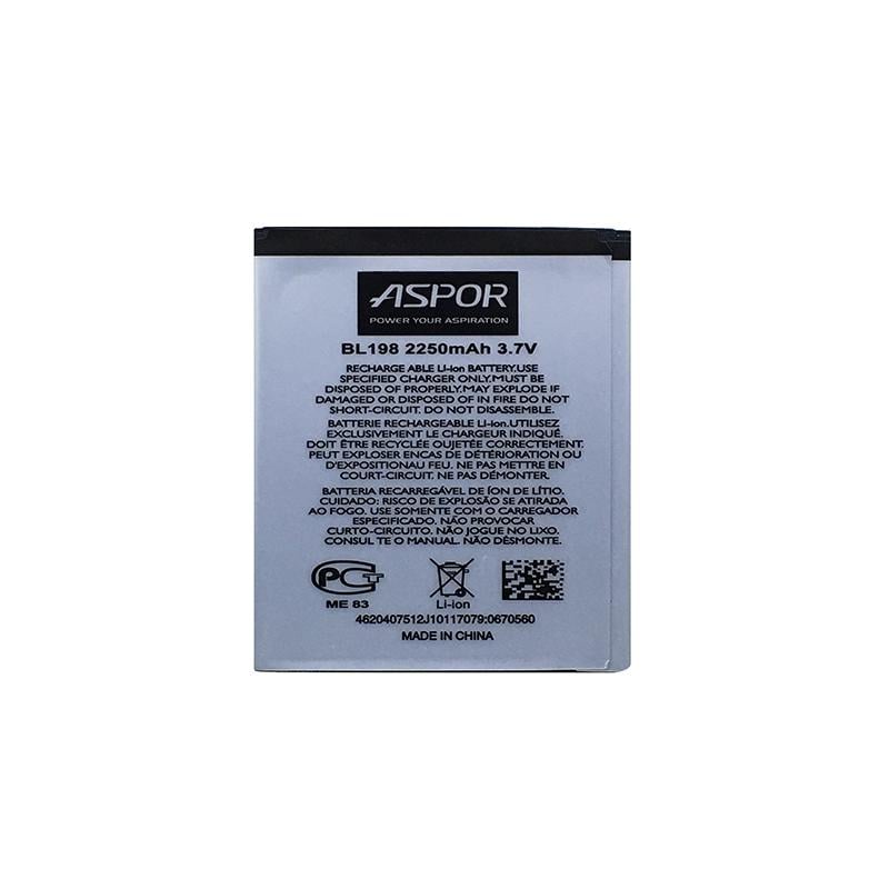 Аккумулятор Aspor BL-198 для Lenovo A620t/A830/A850/S8/S860E/S880/S890/S898t (880016)