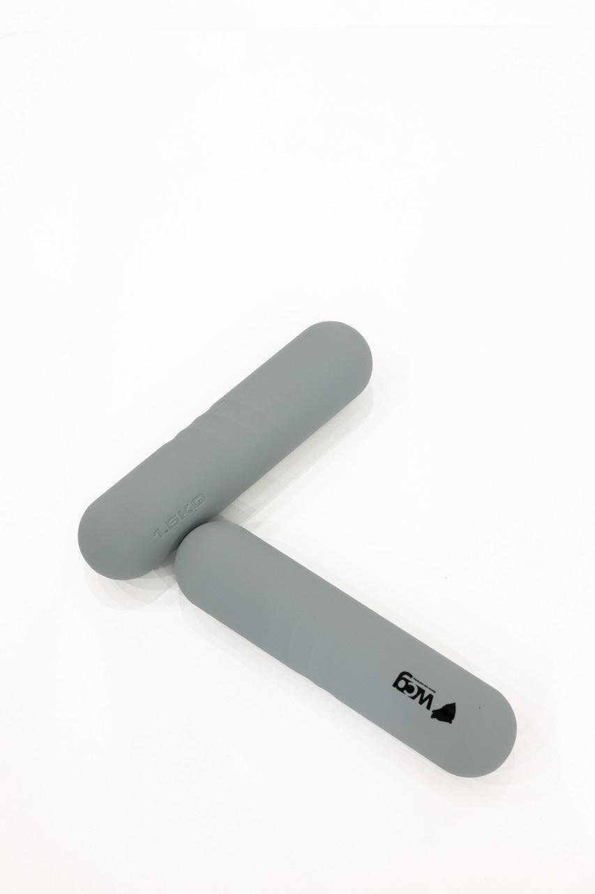 Гантели женские WCG Caps Soft Touch 1,5 кг 2 шт. (2710994604) - фото 4