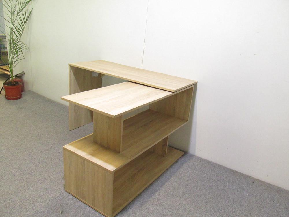 Компьютерный стол поворотный с полками М-Зон Джеко 1200 Нимфея Альба (MZN-031031) - фото 10