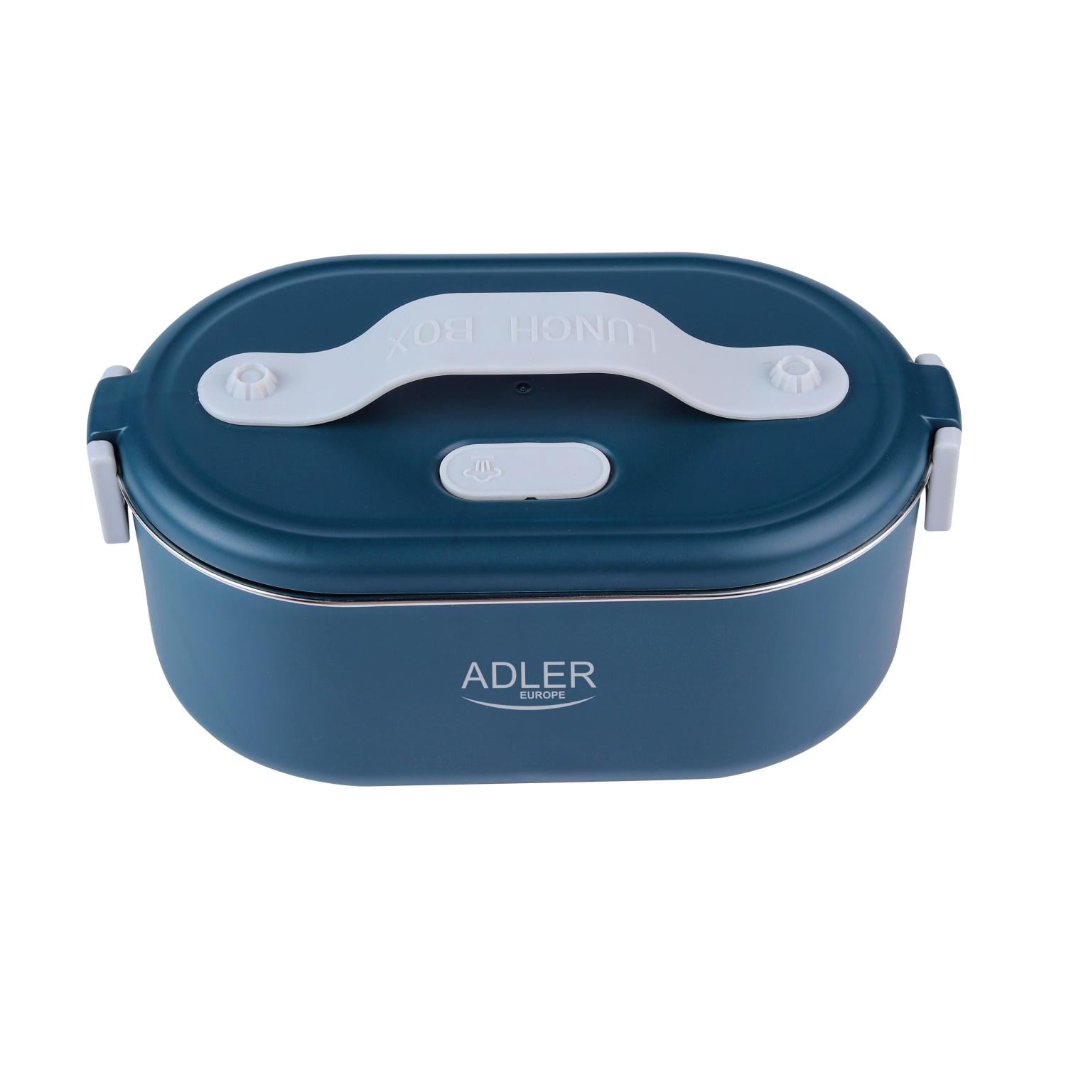 Ланч-бокс электрический Adler AD 4505 Blue 0,8 л с подогревом и чашей SUS304 Ланч-бокс электрический Adler AD 4505 Blue 0,8 л с подогревом и чашей SUS304