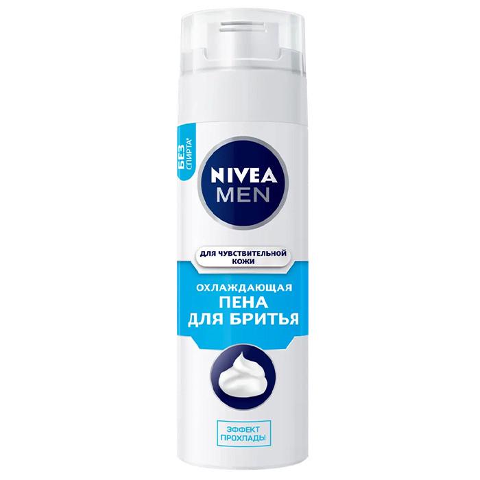 Піна для гоління для чутливої шкіри Nivea Men Охолоджуюча 200 мл (1645524511)
